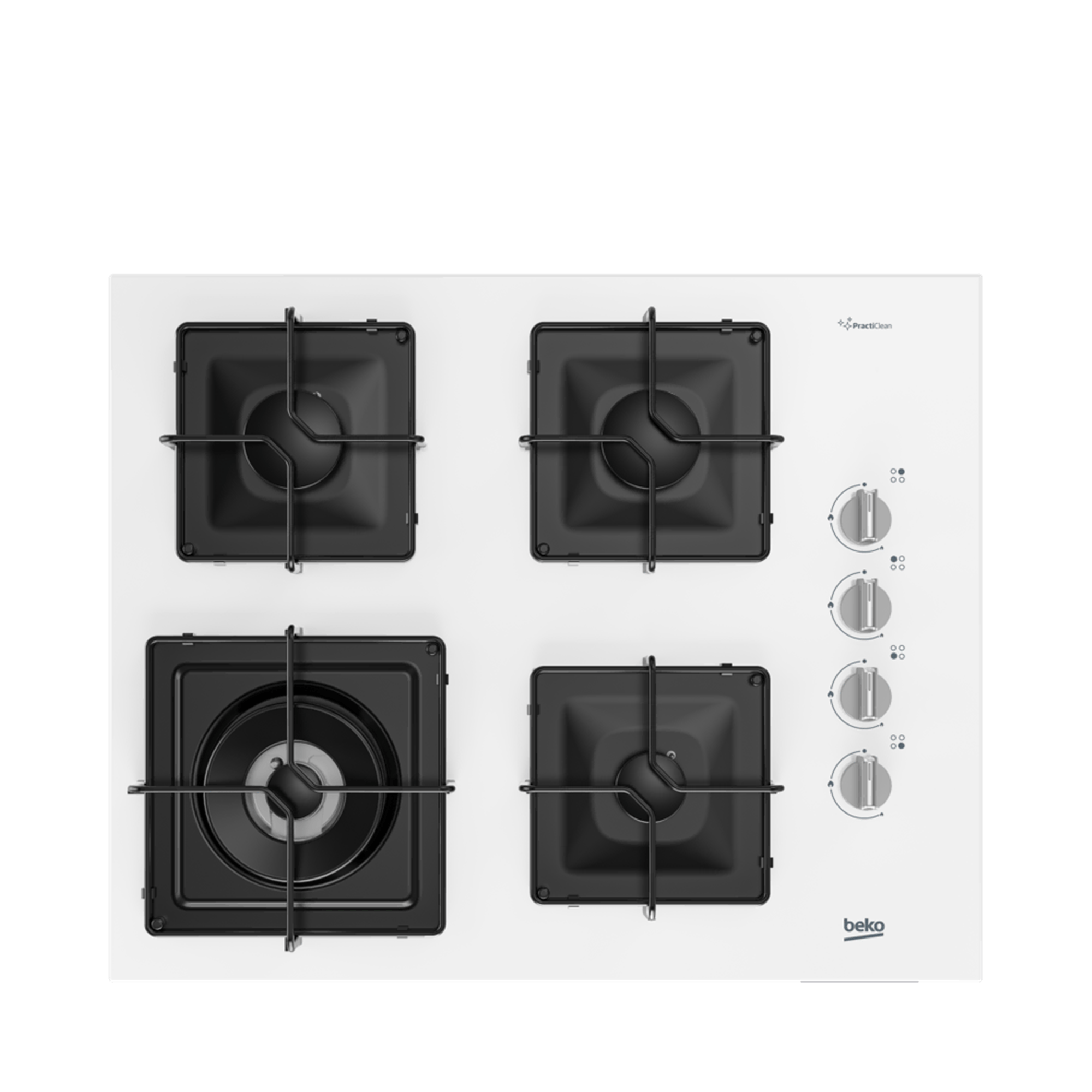 Beko BOCD K 6510 EWB Wok Gözlü Cam Ankastre Ocak