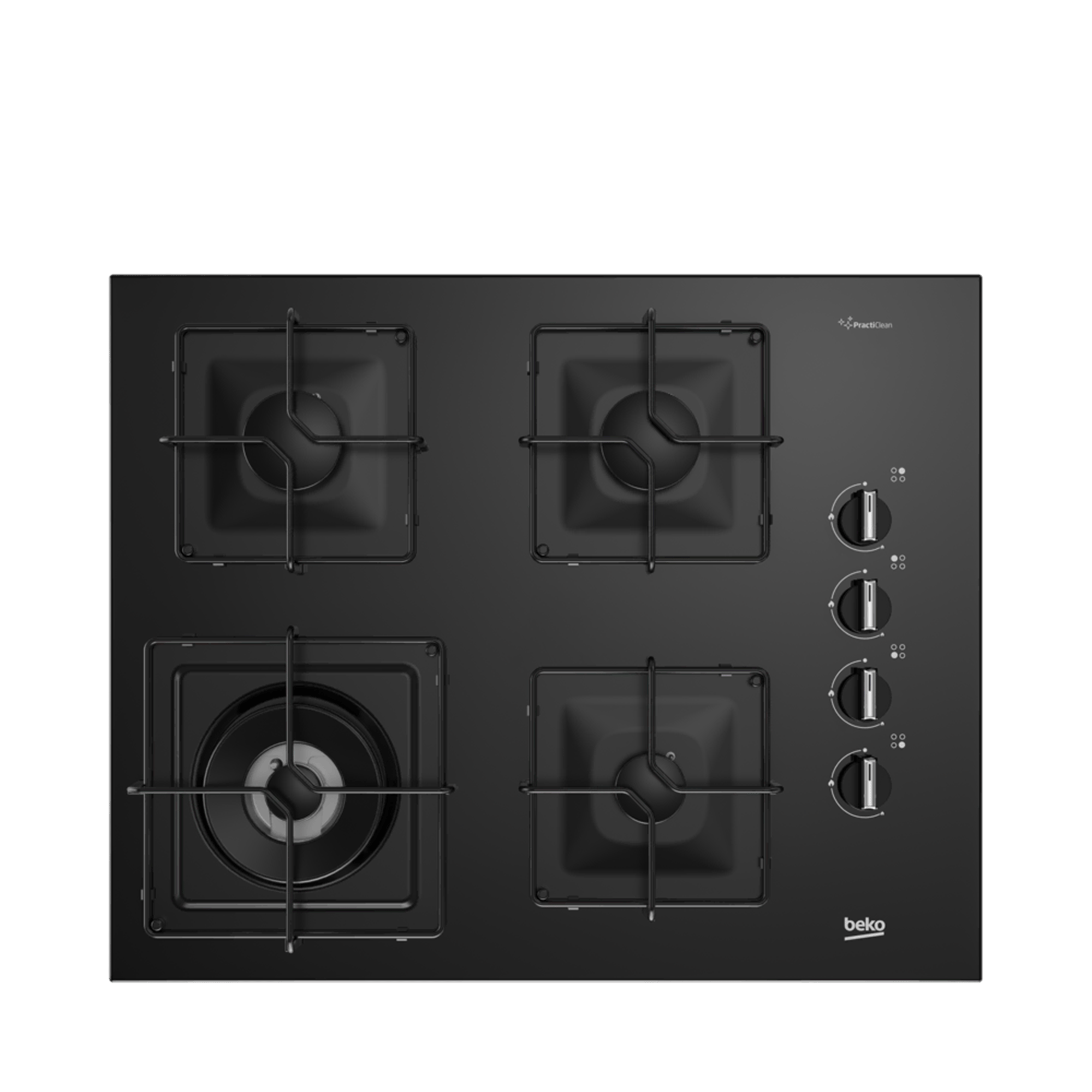 Beko BOCD K 6510 EWS Wok Gözlü Cam Ankastre Ocak