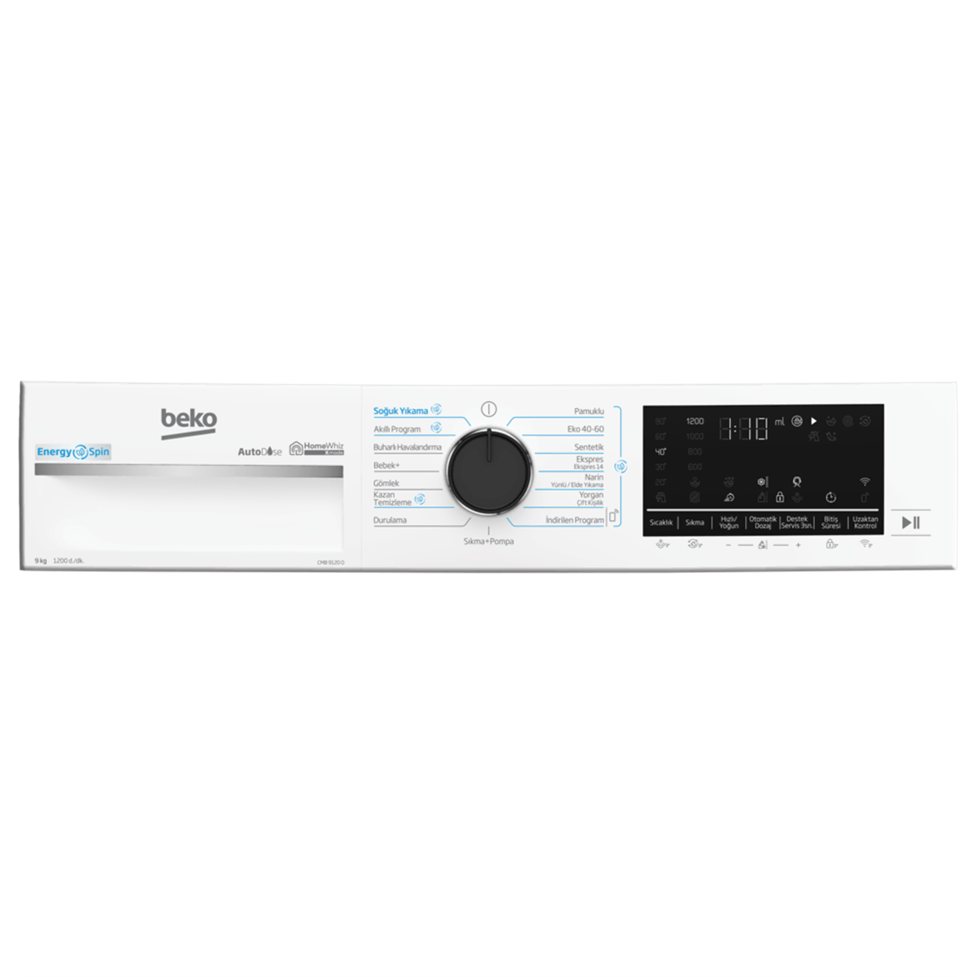 Beko CMB 9120 O 9 Kg Çamaşır Makinesi