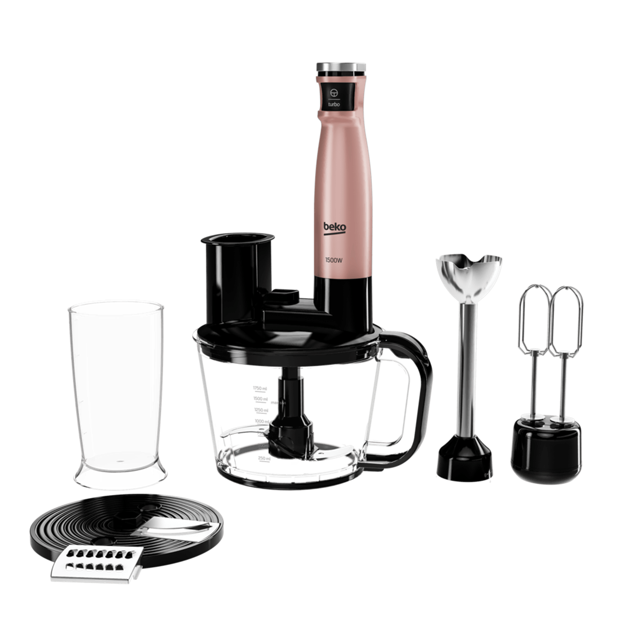 Beko RHB 5050 R Floral Rose 1500 W Blender Seti