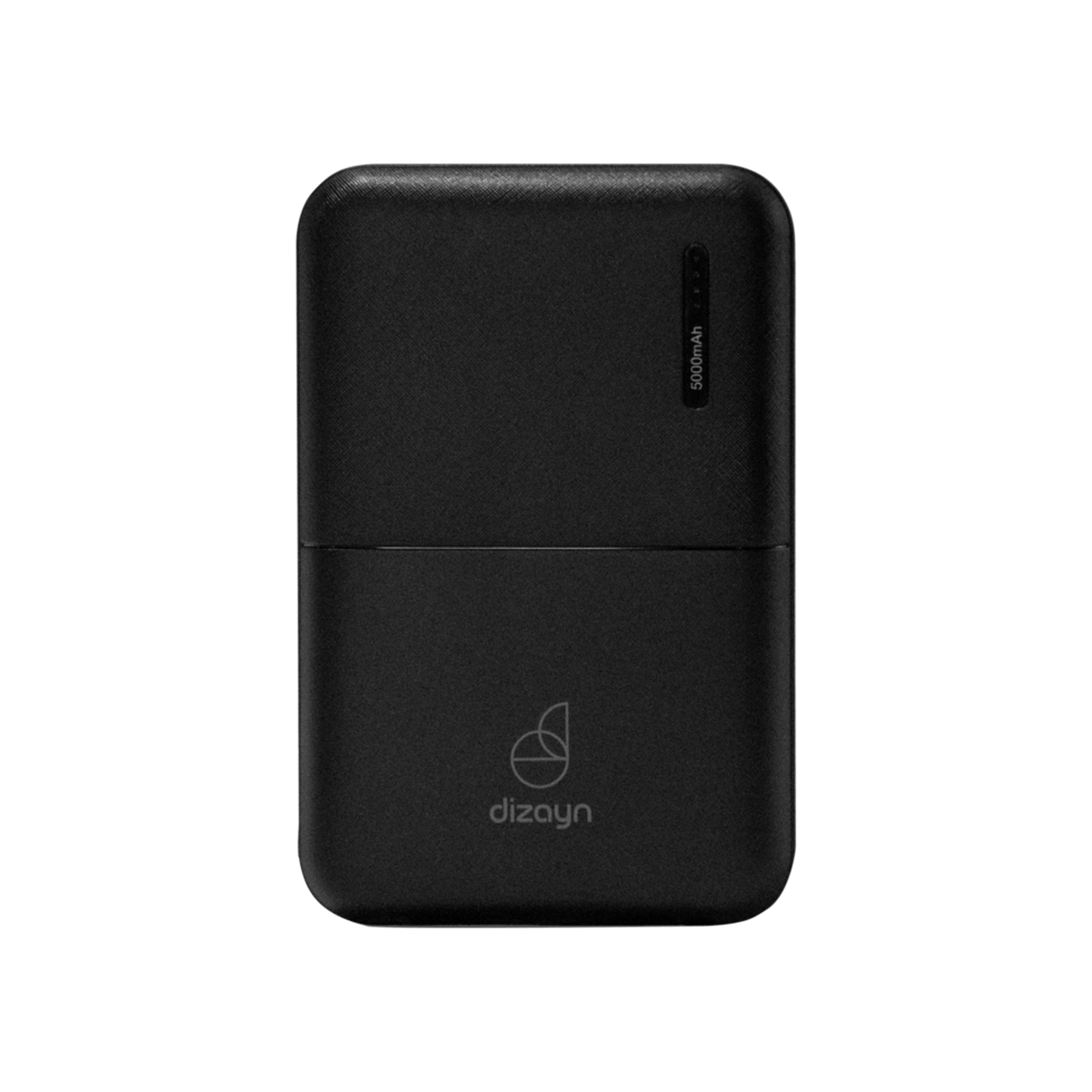 Dizayn D400 Powerbank 5000mAh USBC Siyah Cep Telefonu Aksesuarları