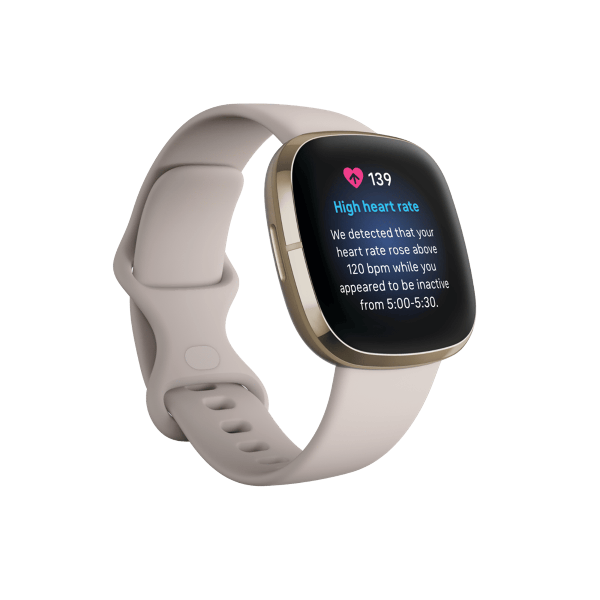 FITBIT Sense - Ay Beyazı/Altın Giyilebilir Teknoloji