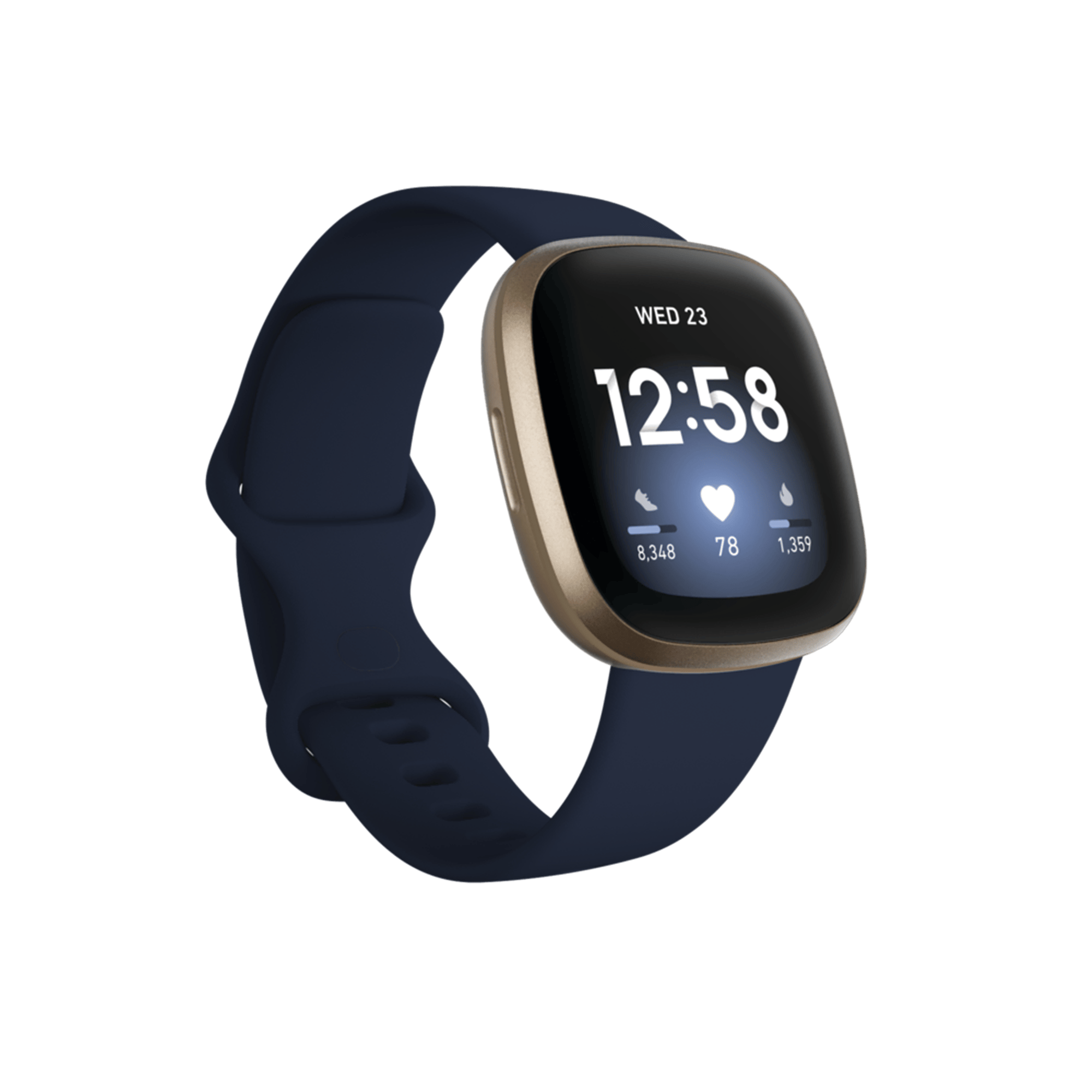 FITBIT Versa 3 - Gece Mavisi/Altın Giyilebilir Teknoloji