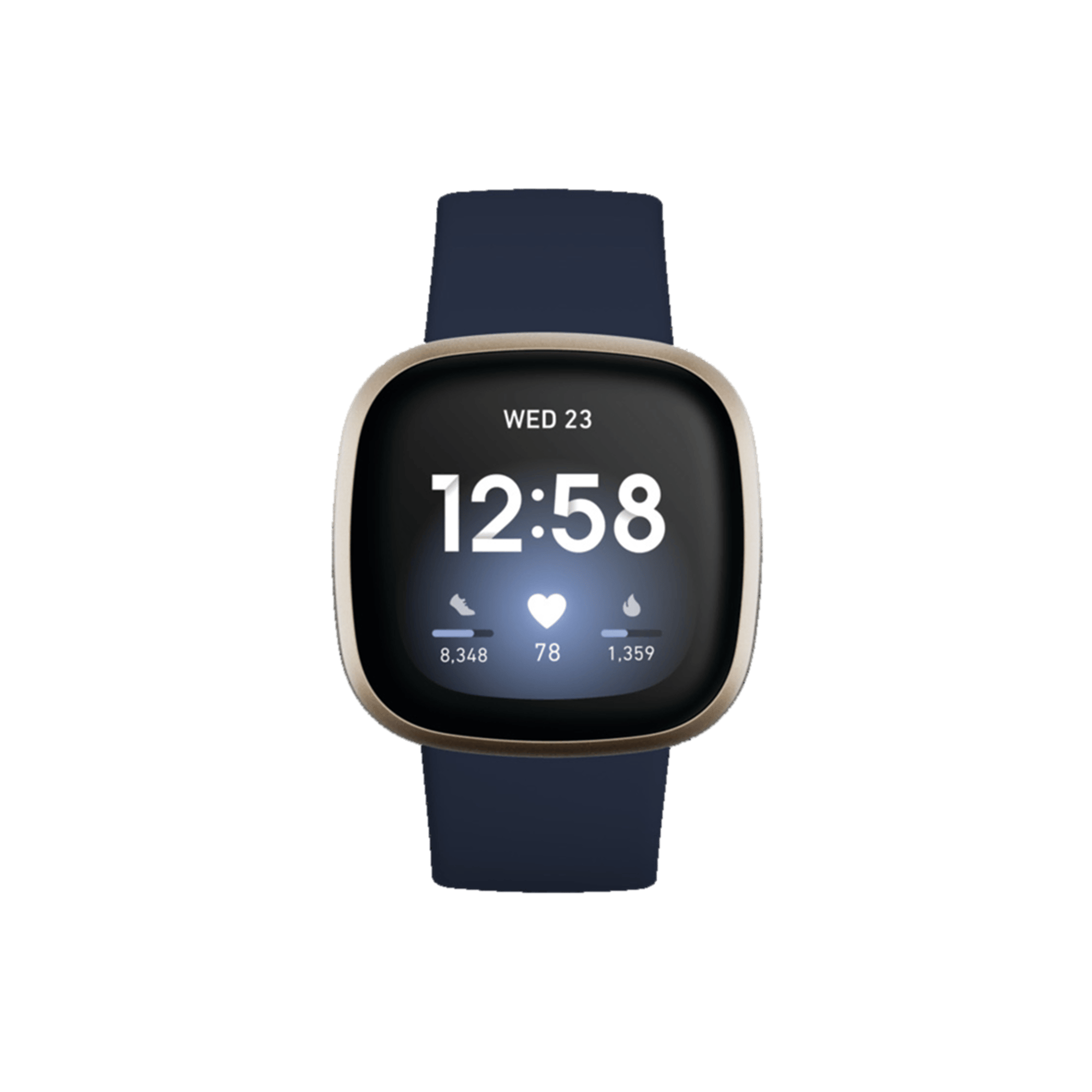 FITBIT Versa 3 - Gece Mavisi/Altın Giyilebilir Teknoloji