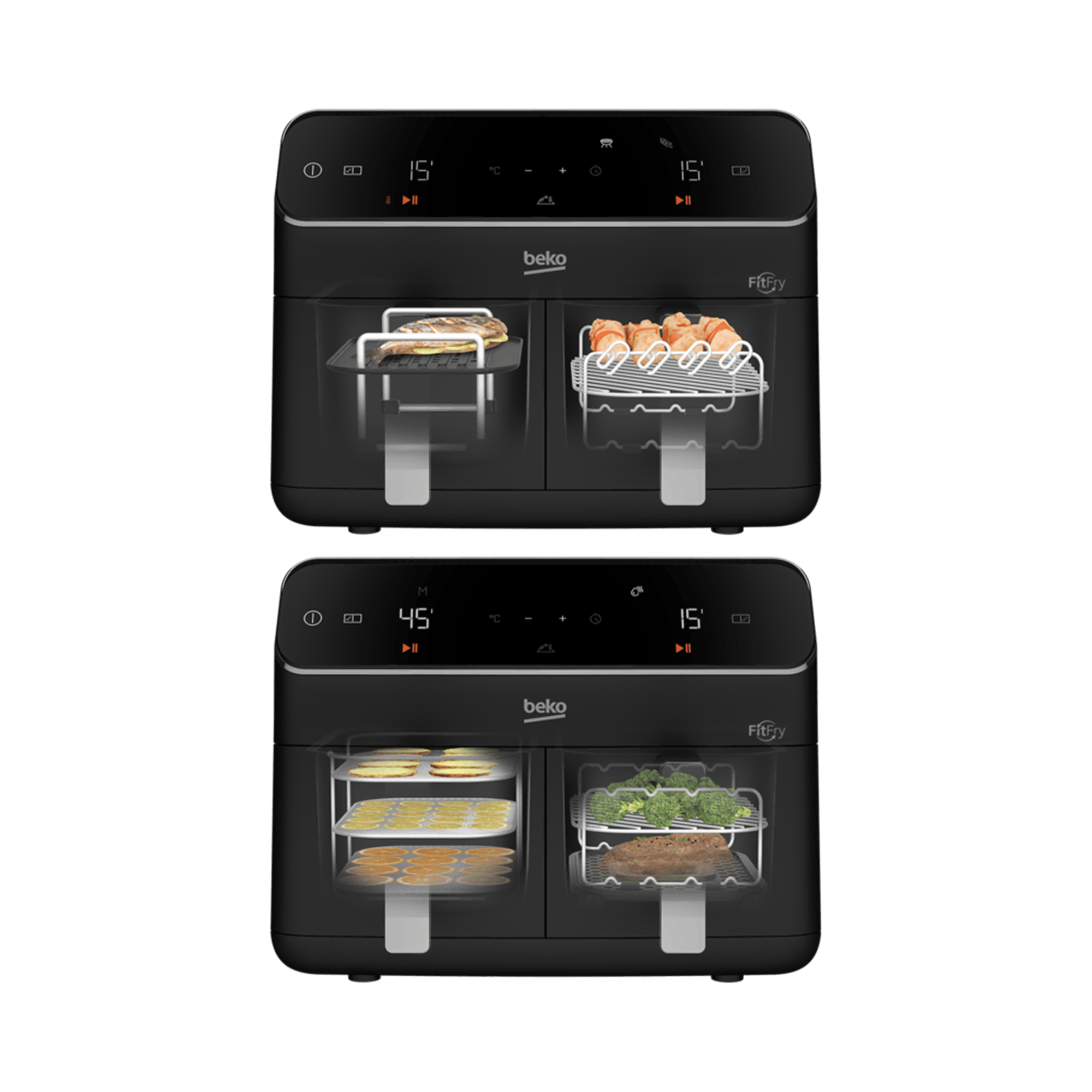 FR 8284 FitFry® Airfryer & Az Yağlı Fritöz