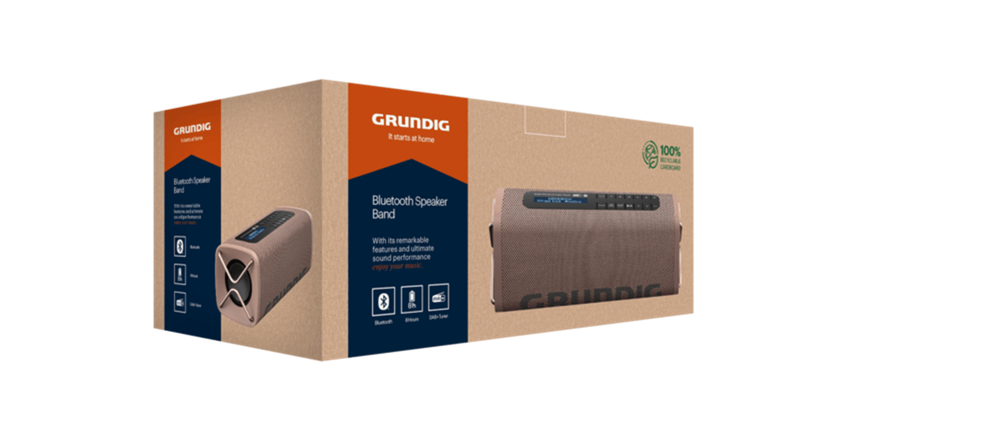 Grundig Band BT Hoparlör Kahve Hoparlör