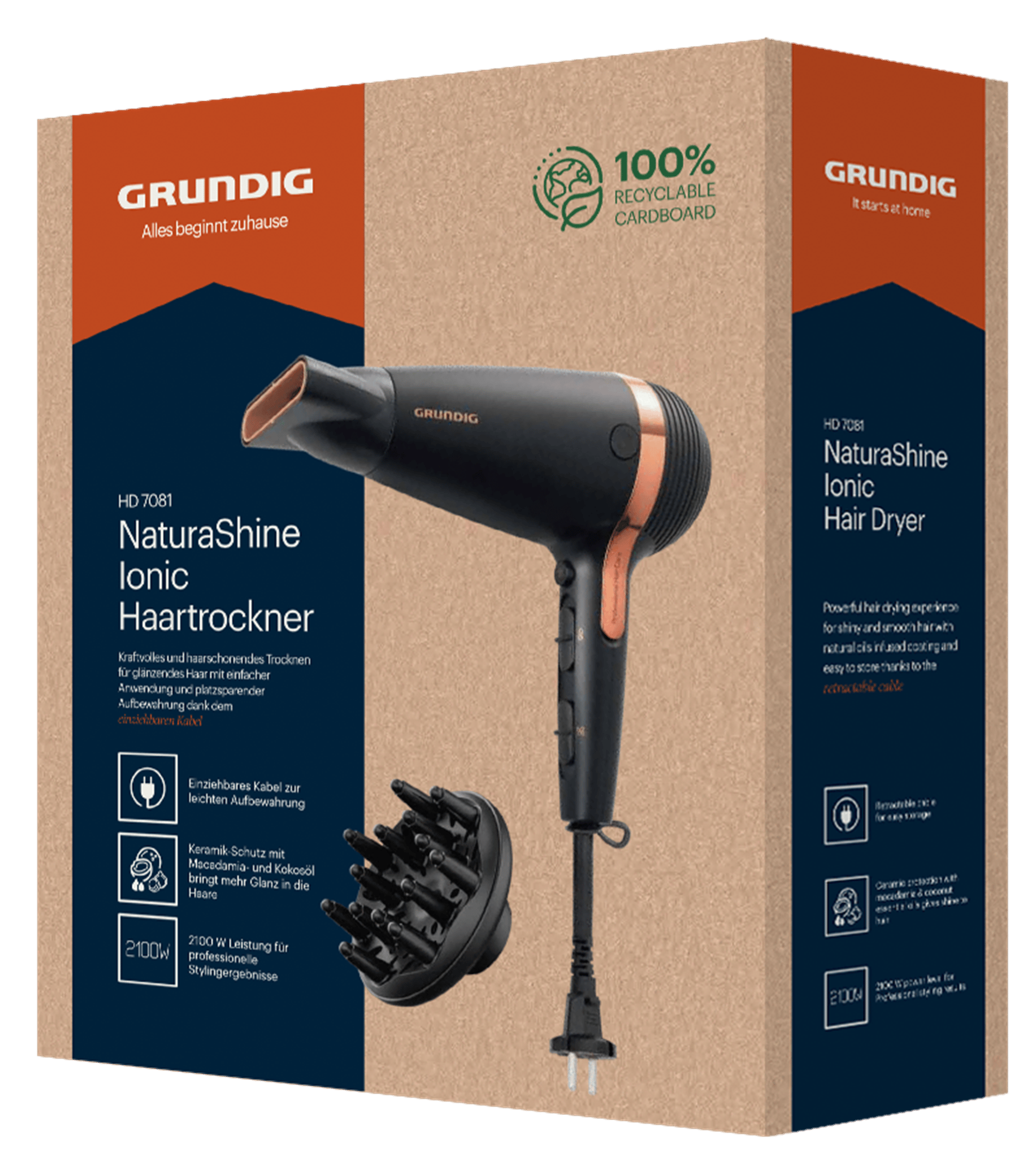Grundig HD 7081 İyonlu Saç Kurutma Makinesi