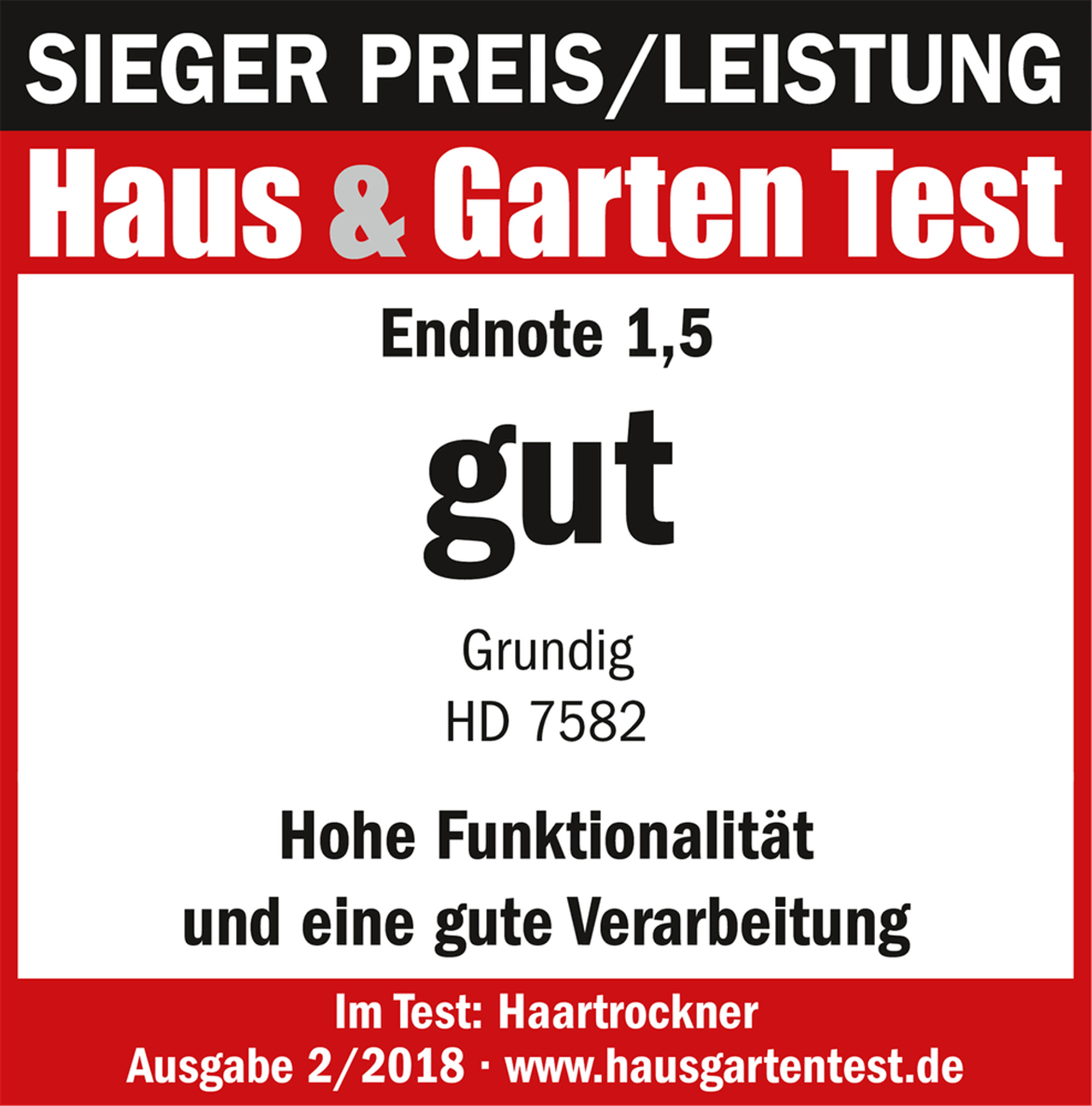 GRUNDIG HD 7582 Saç Kurutma Makinesi