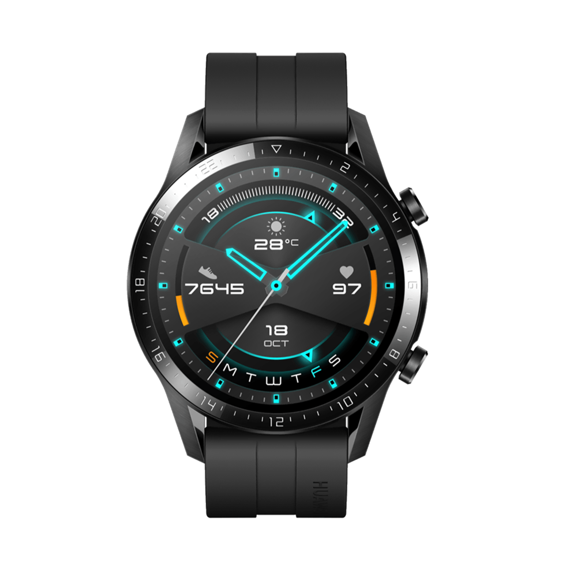Huawei Watch GT 2 46mm Sport Siyah Giyilebilir Teknoloji