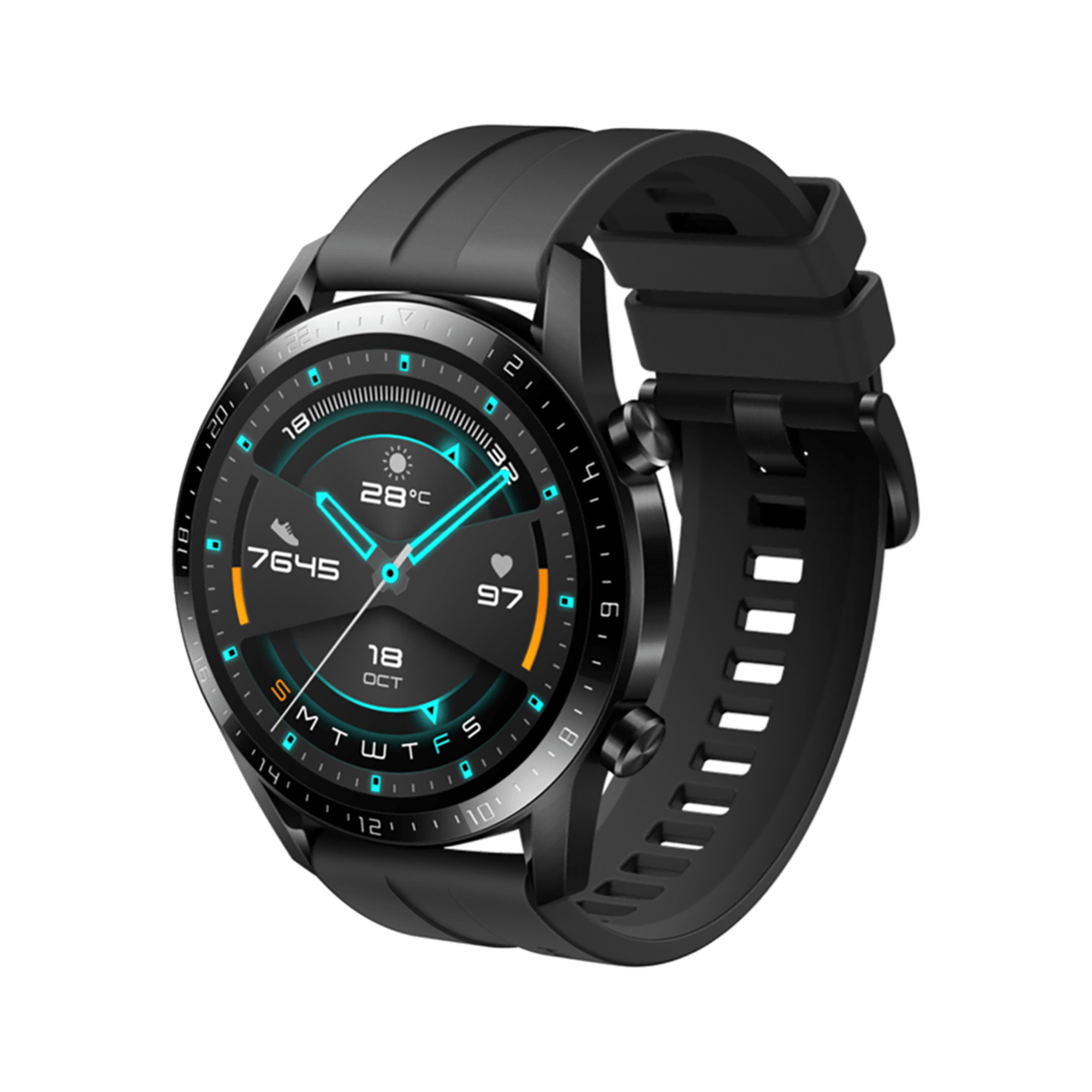 Huawei Watch GT 2 46mm Sport Siyah Giyilebilir Teknoloji