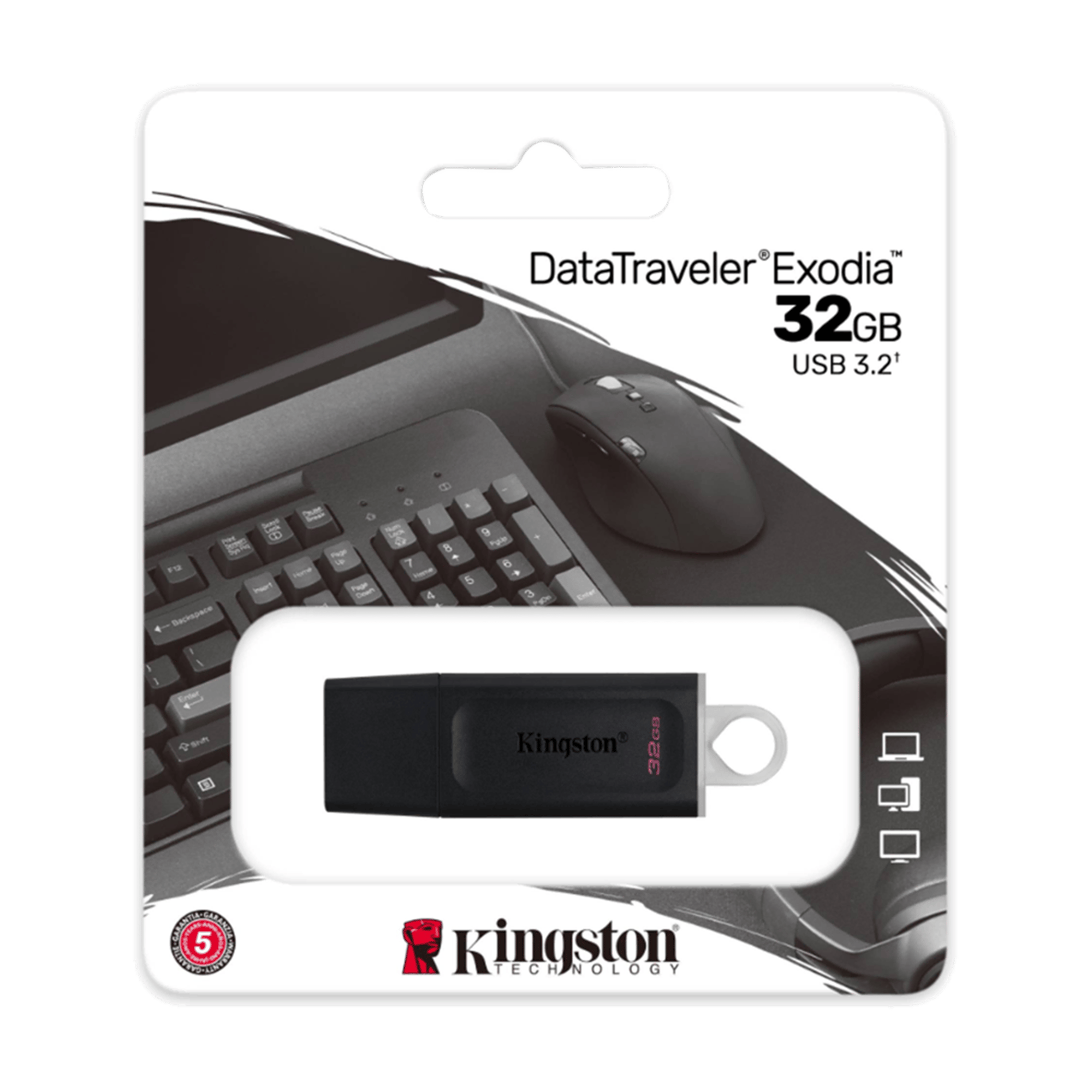 Kingston 32 GB USB Bellek - DTX/32GB Çevre Birimleri