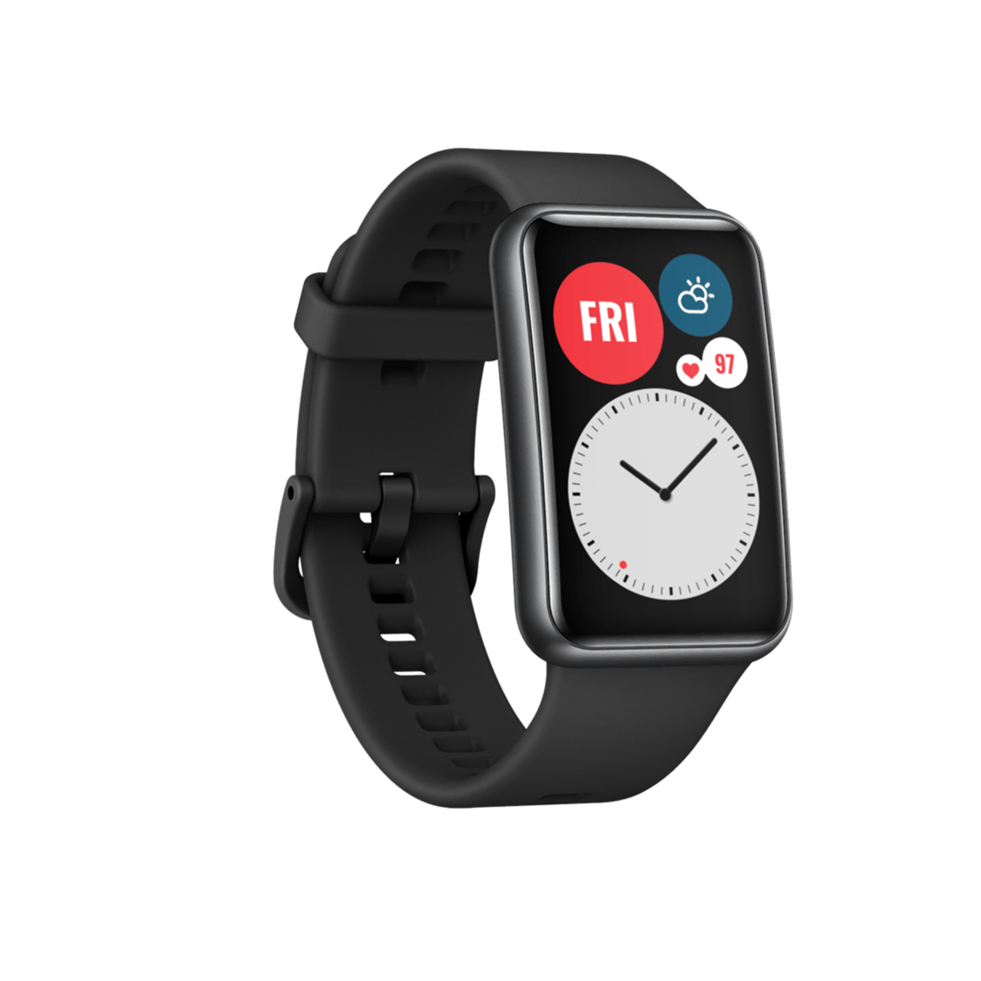 New Huawei Watch Fit STIA-B09 Black Giyilebilir Teknoloji