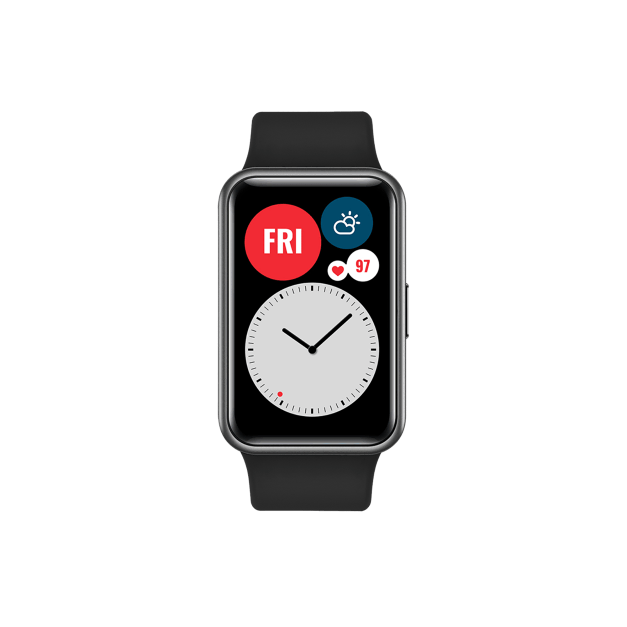 New Huawei Watch Fit STIA-B09 Black Giyilebilir Teknoloji