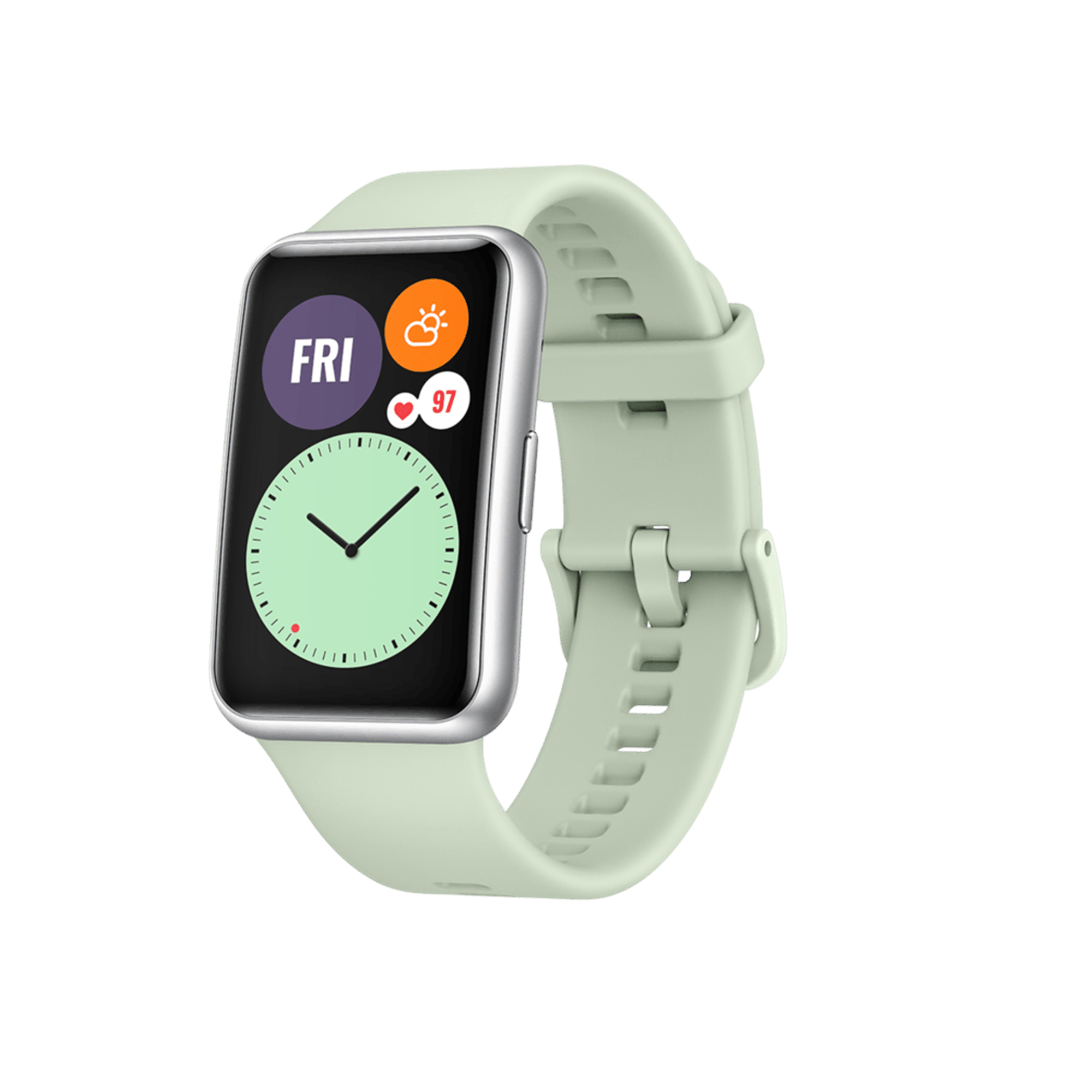 New Huawei Watch Fit STIA-B09 Green Giyilebilir Teknoloji