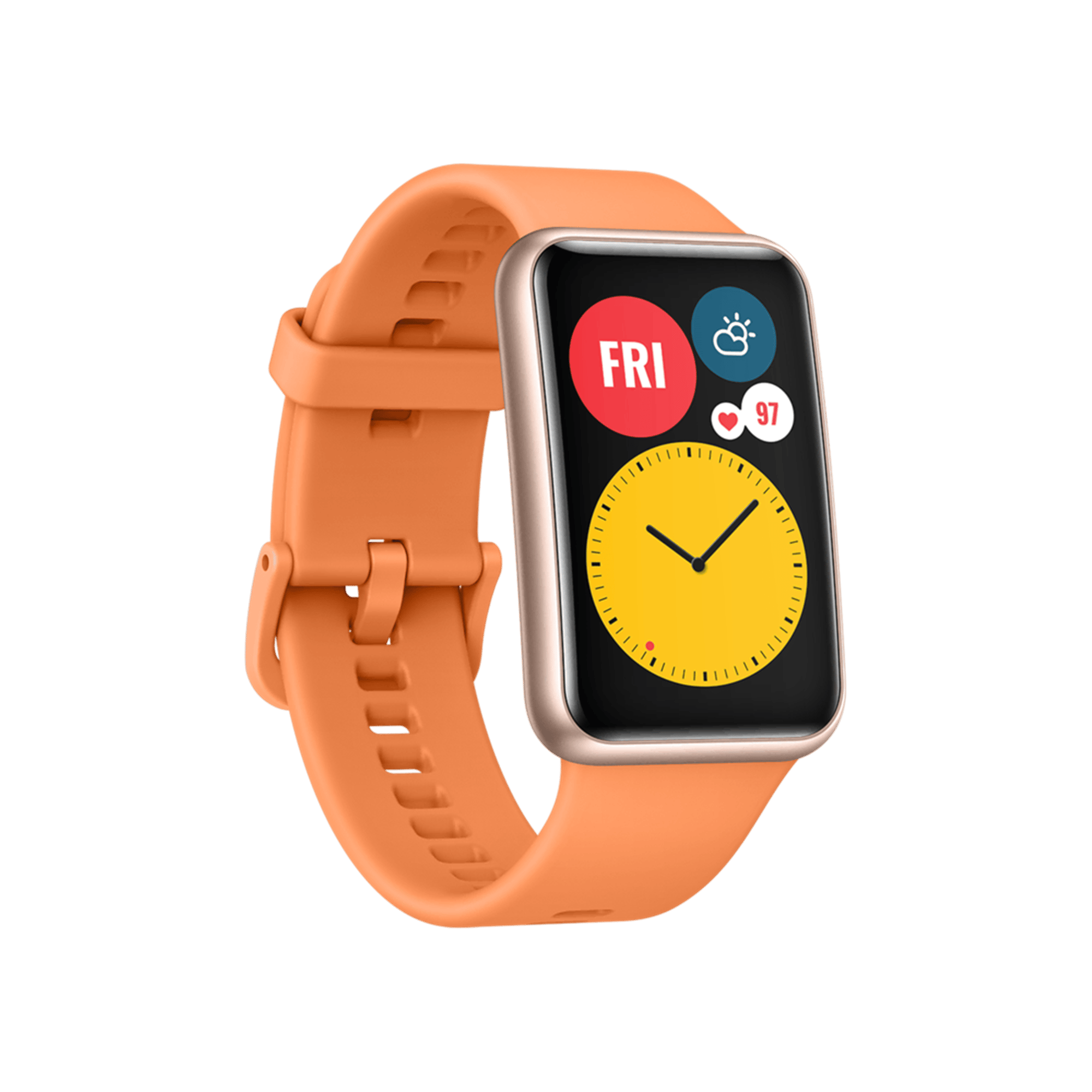 New Huawei Watch Fit Stia-B09 Orange Giyilebilir Teknoloji