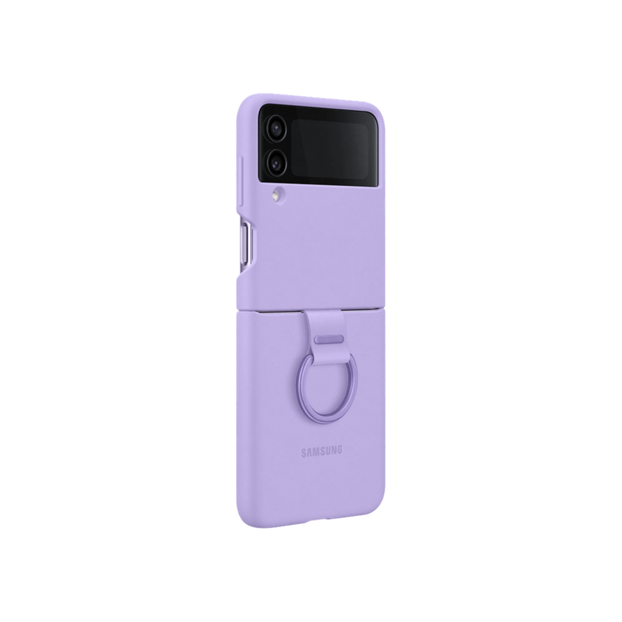 Samsung GalaxyZ Flip4 YüzüklüKlıf-Lvanta Telefon Kılıfı