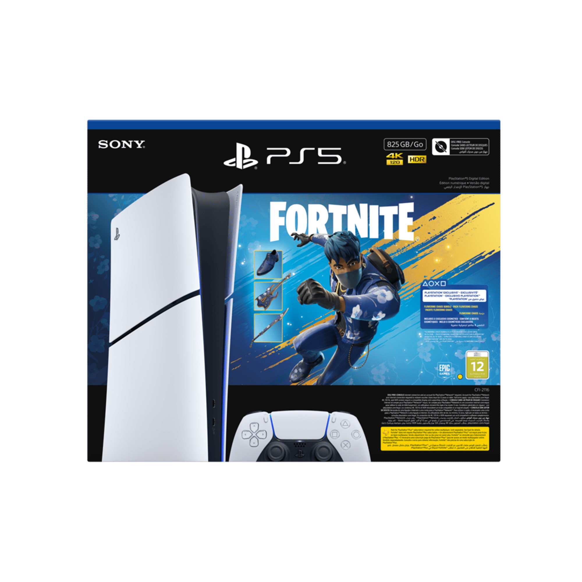 SONY PLAYSTATION5 DIGITAL/FORTNITEV2 BDL Oyun Konsolu