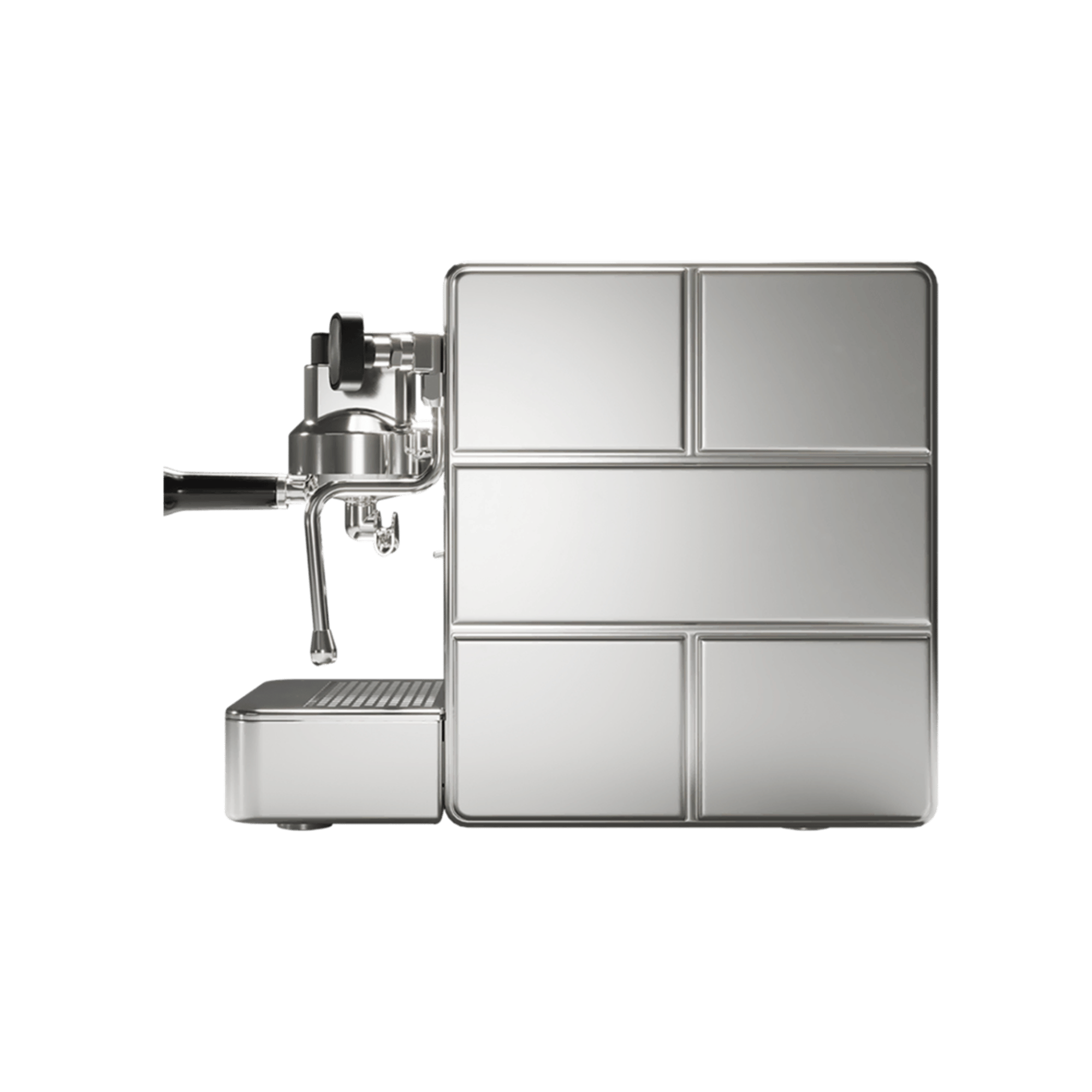 Stone Mine Premium Kahve Makinesi Chrome Espresso Makinesi