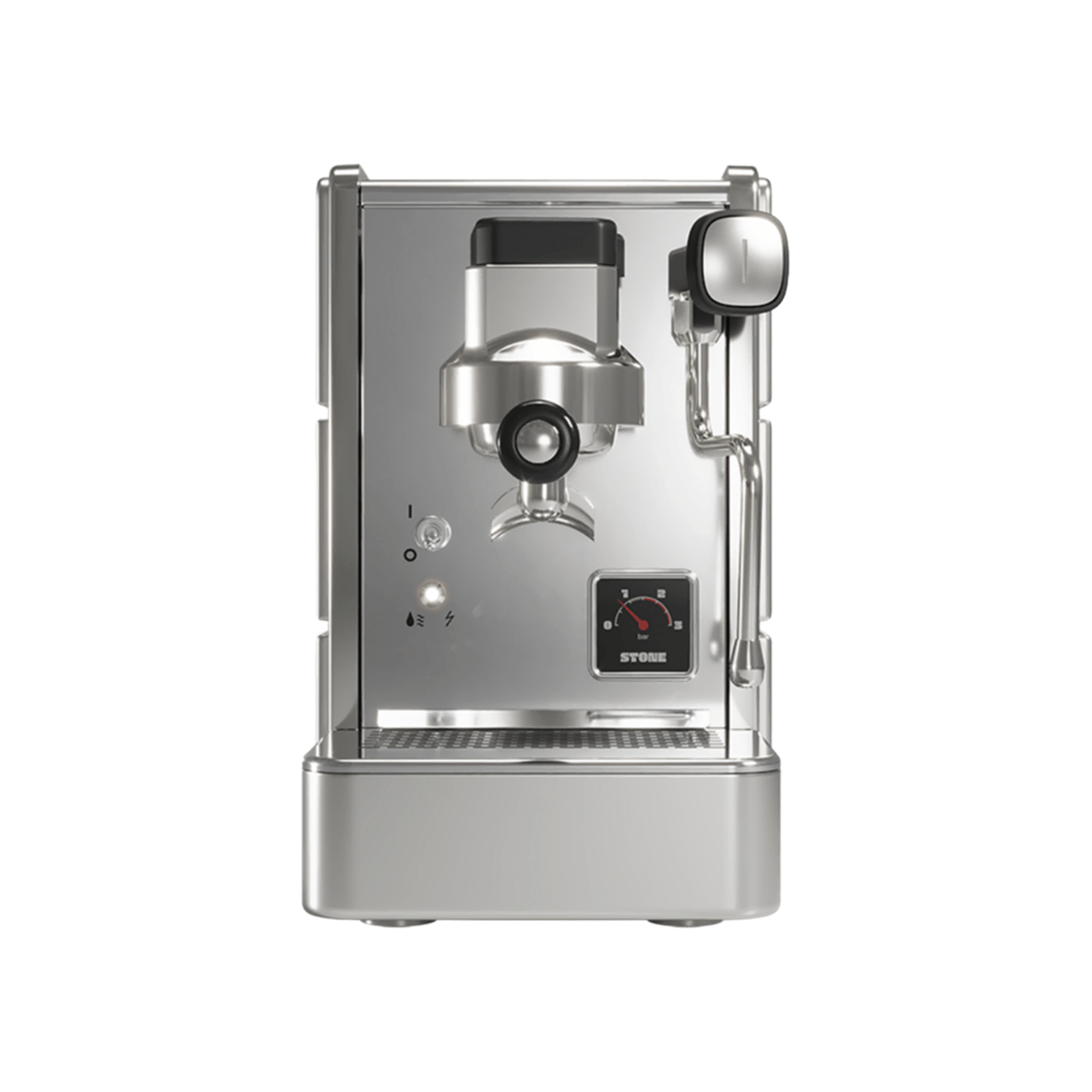 Stone Mine Premium Kahve Makinesi Chrome Espresso Makinesi