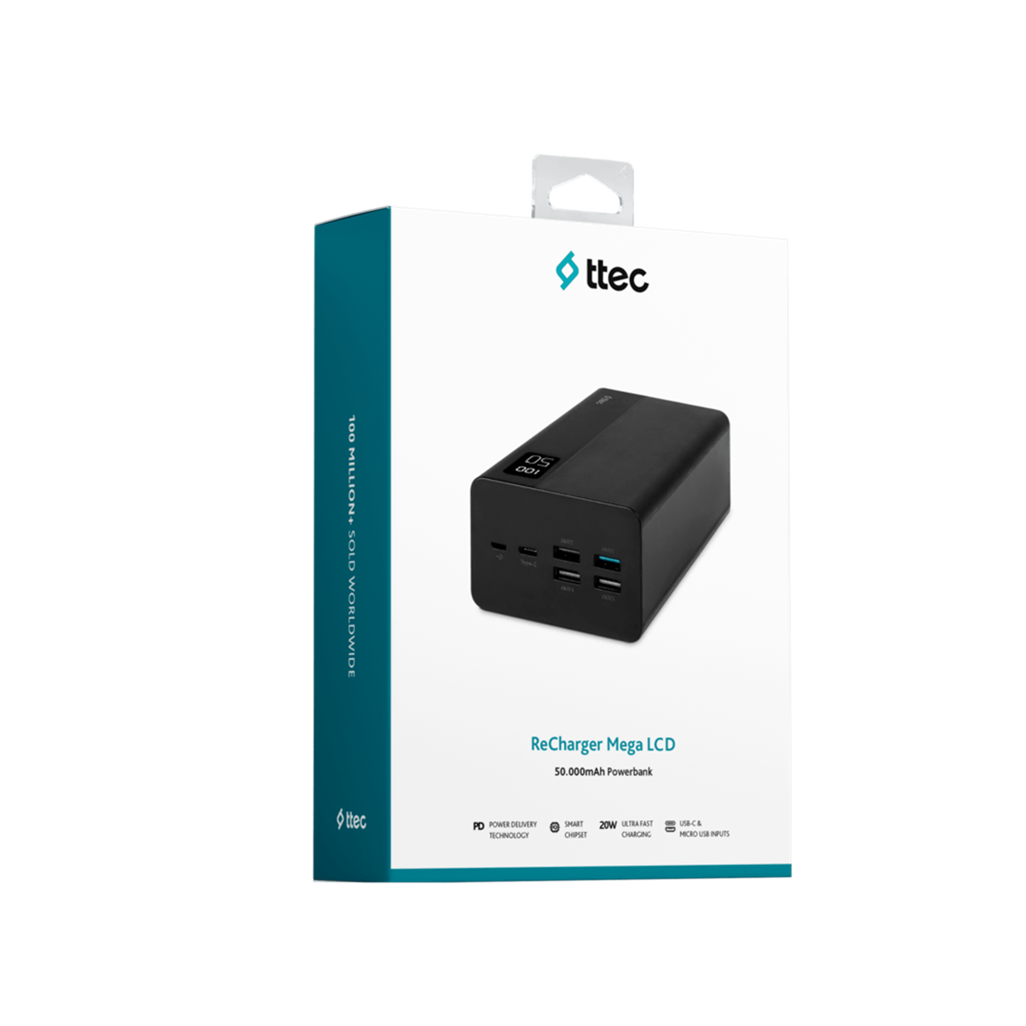 Ttec 2BB197S ReCharger 50000mAh Powerbnk Powerbank
