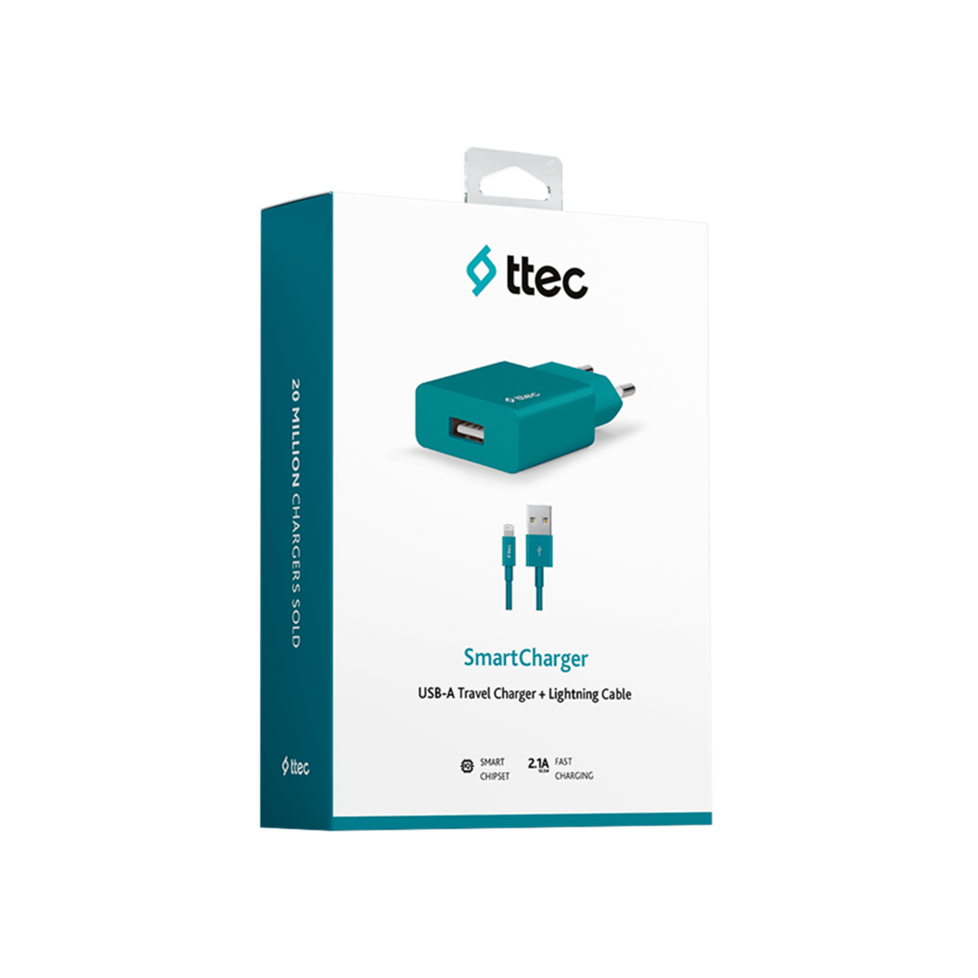 Ttec SmartCharger Adaptör+Lightng Trkuaz Şarj Cihazları