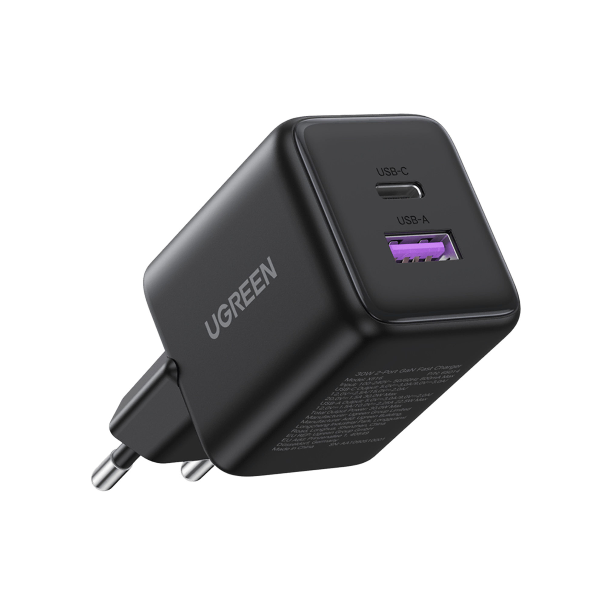 UGREEN 30W 2 Portlu Hızlı Şarj Cihzı Syh Cep Telefonu Aksesuarları