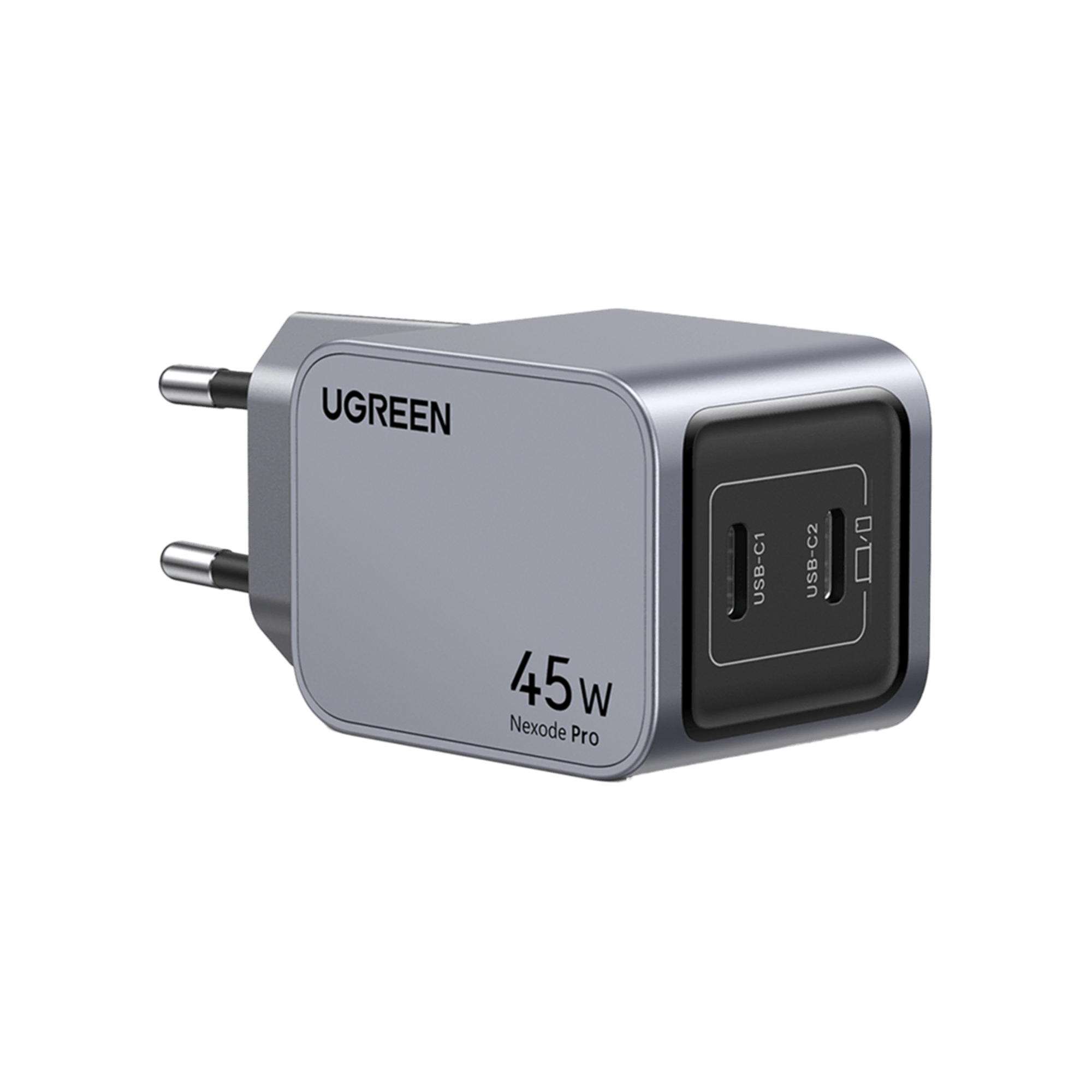 UGREEN Nexode Pro 45W Şarj Cihazı, Gri Cep Telefonu Aksesuarları