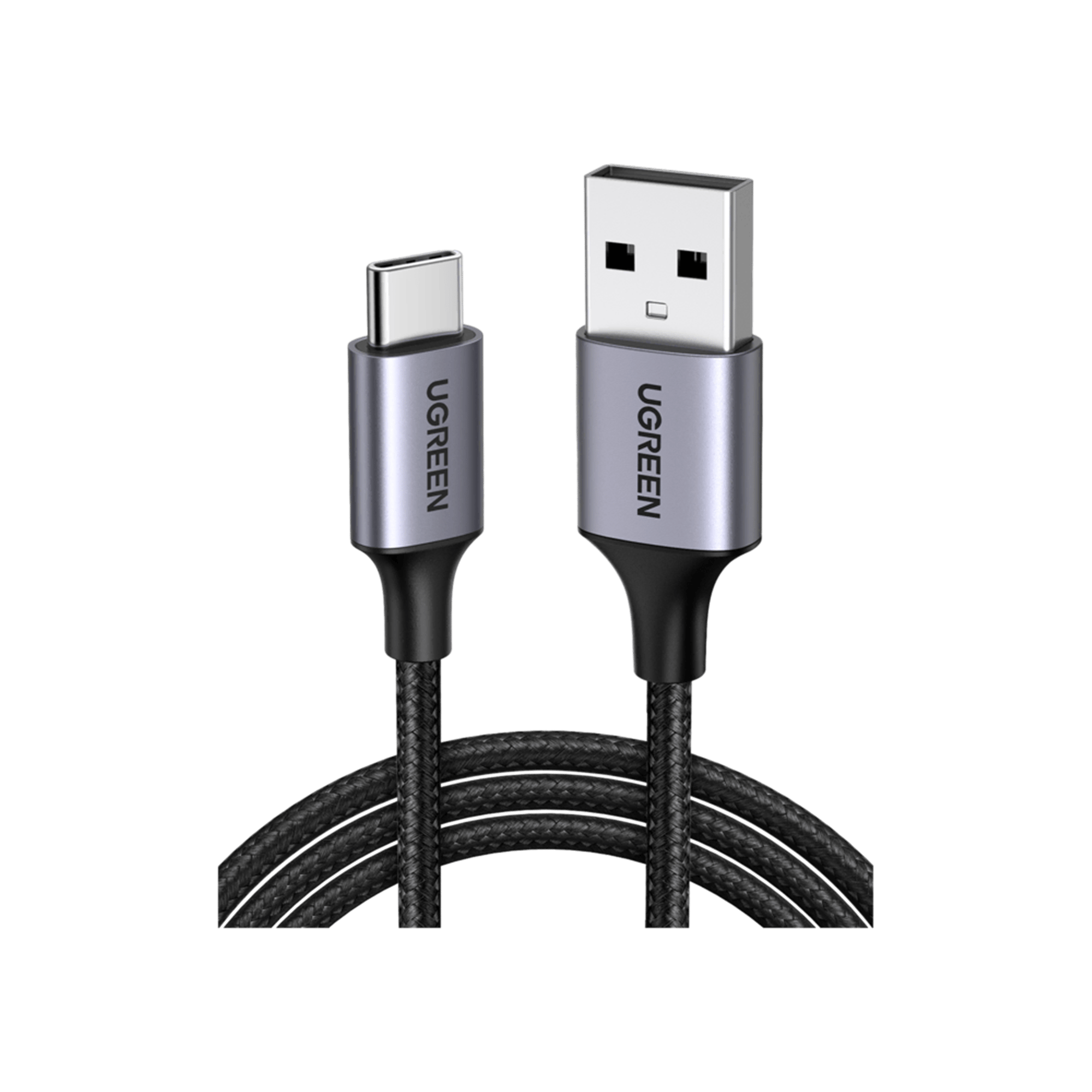 UGREEN USB-C to USB-A Örgülü Kblo Syh 1M Cep Telefonu Aksesuarları