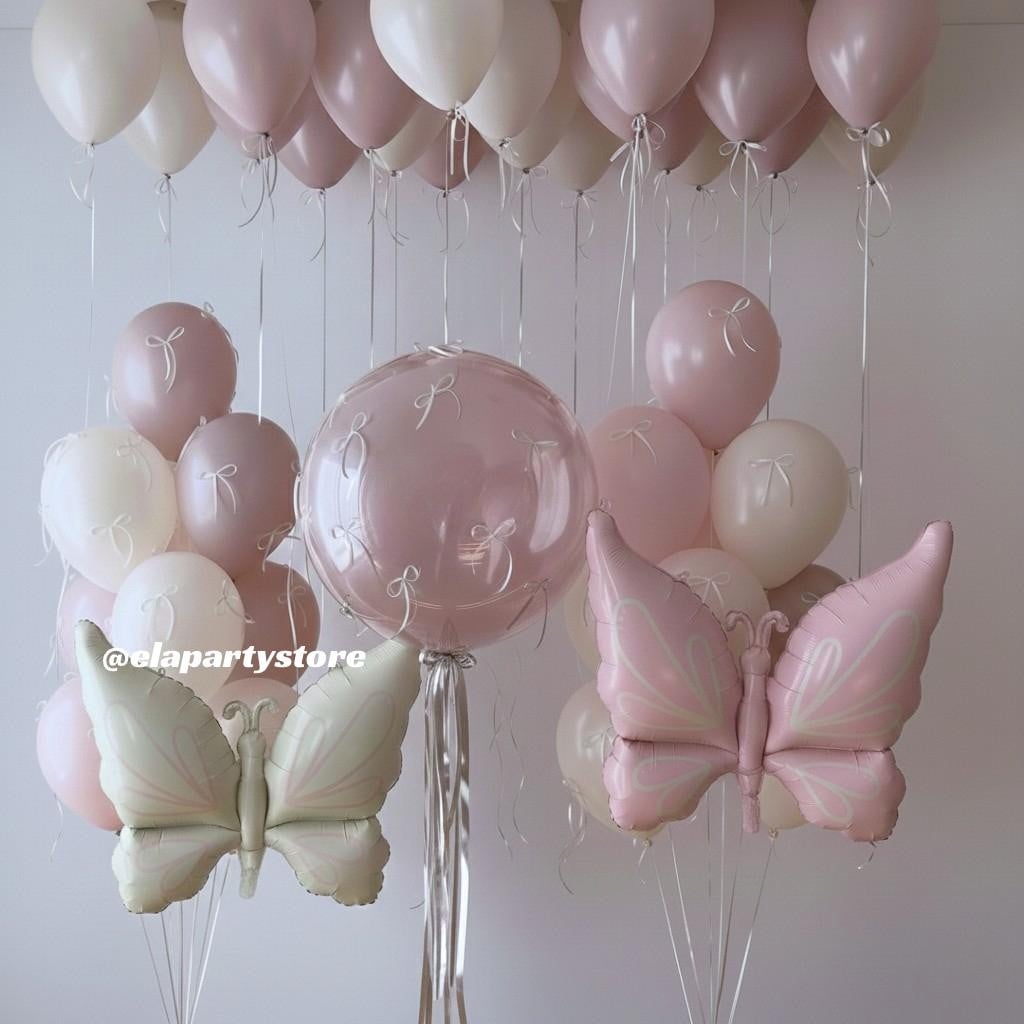  SILVER BUTTERFLY FOLYO BALON KONSEPT