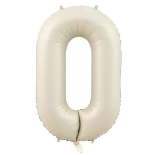 0 Krem Rakam Folyo Balon