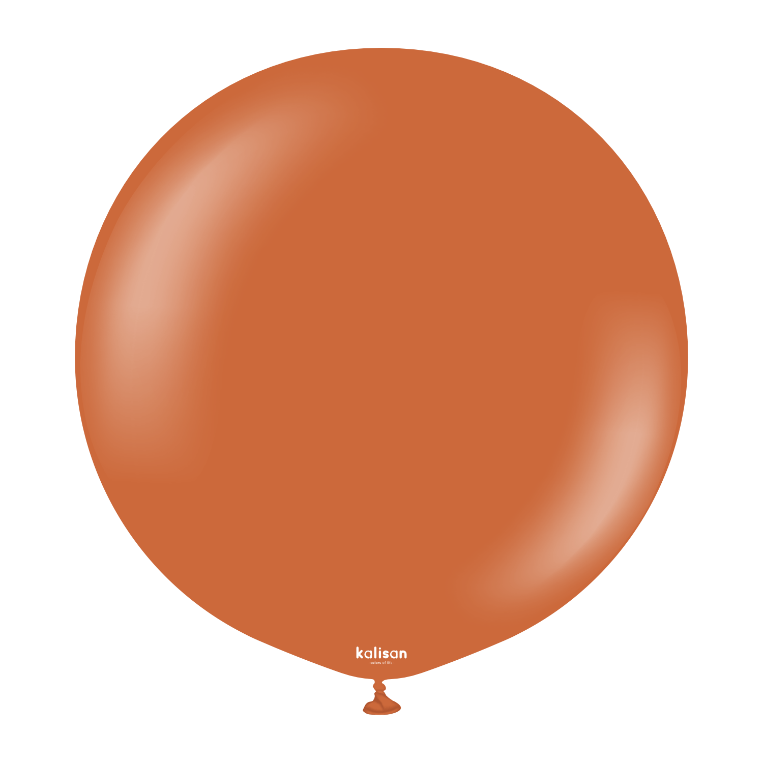 18 İnç Retro Yanık Turuncu Balon