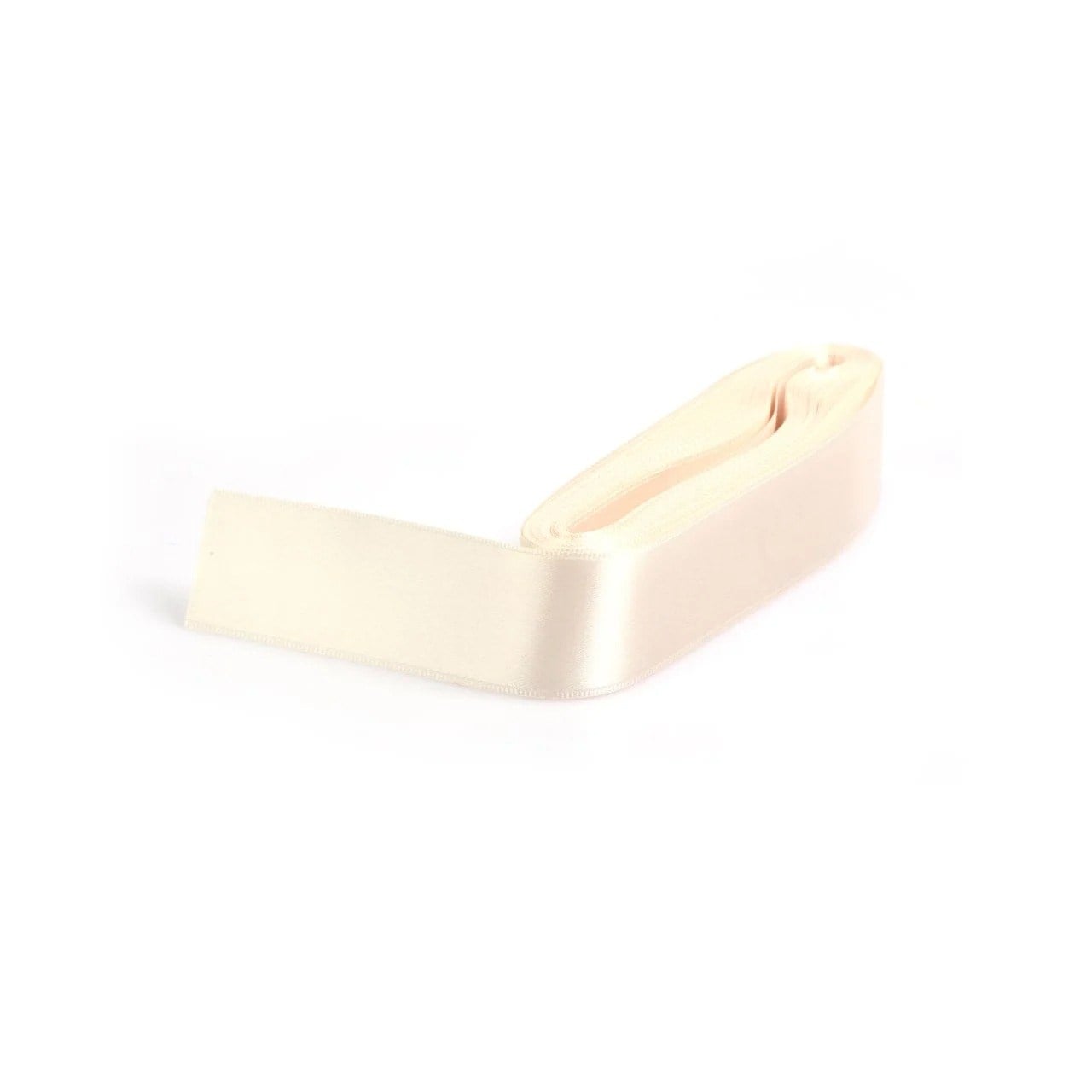 3 cm Saten Krem Kurdele