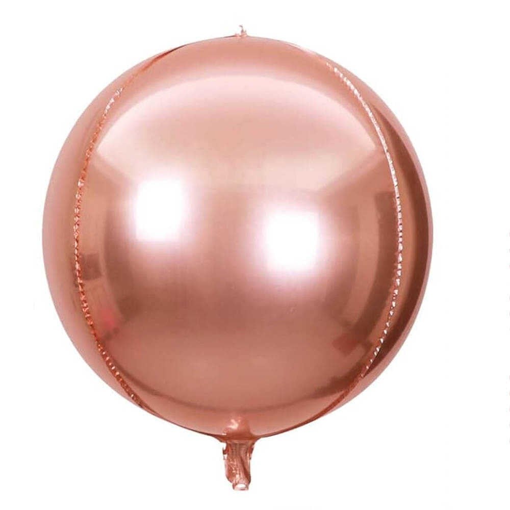 4d Rosegold Küre Folyo Balon