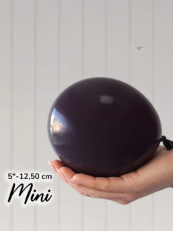 5 İnç Pastel Mürdüm Balon (10 Adet)