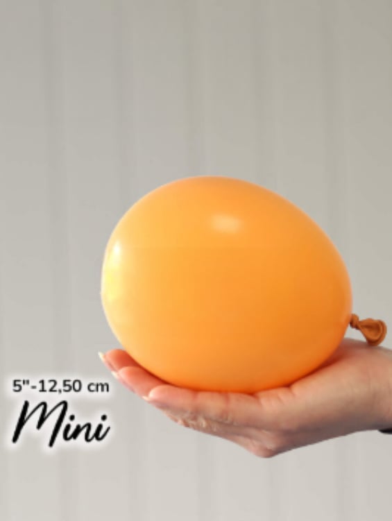 5 İnç Pastel Şeftali Balon (10 Adet)