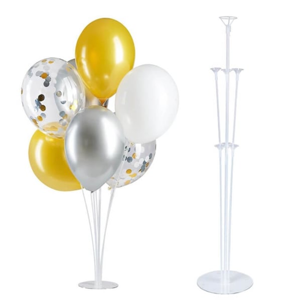 7 Li Beyaz Balon Standı