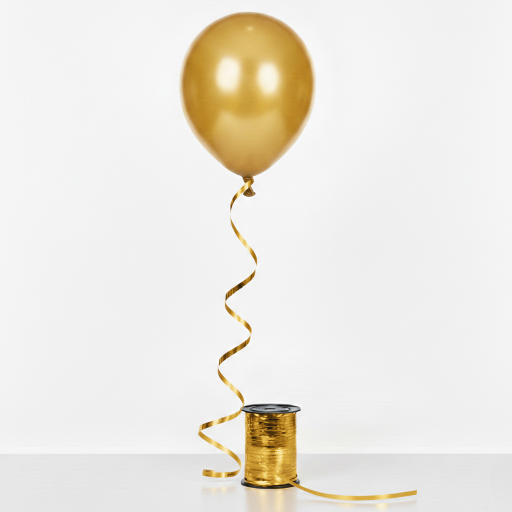 Altın Metalize Balon İpi 200 Metre