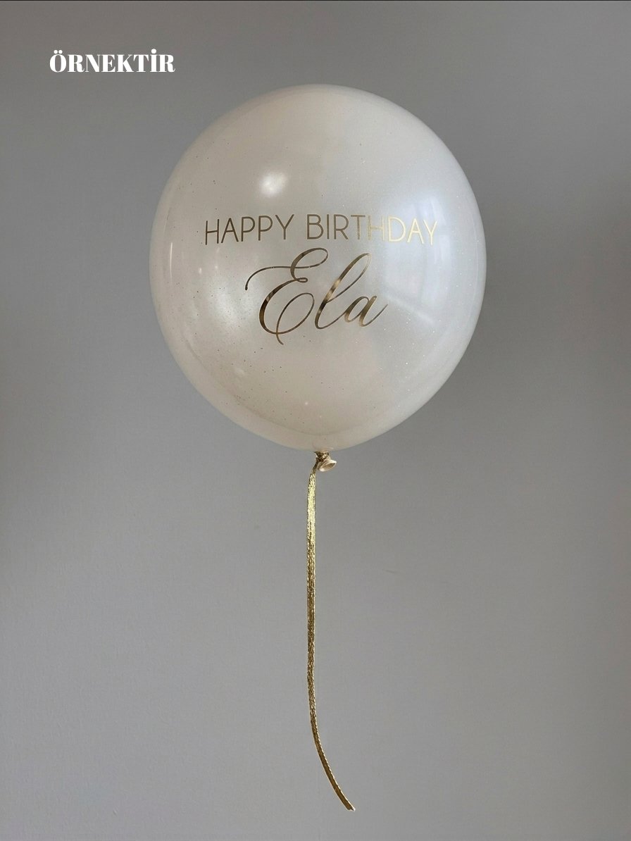 BALON ÜZERİ YAZI 