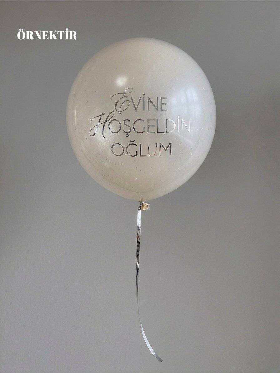 BALON ÜZERİ YAZI 