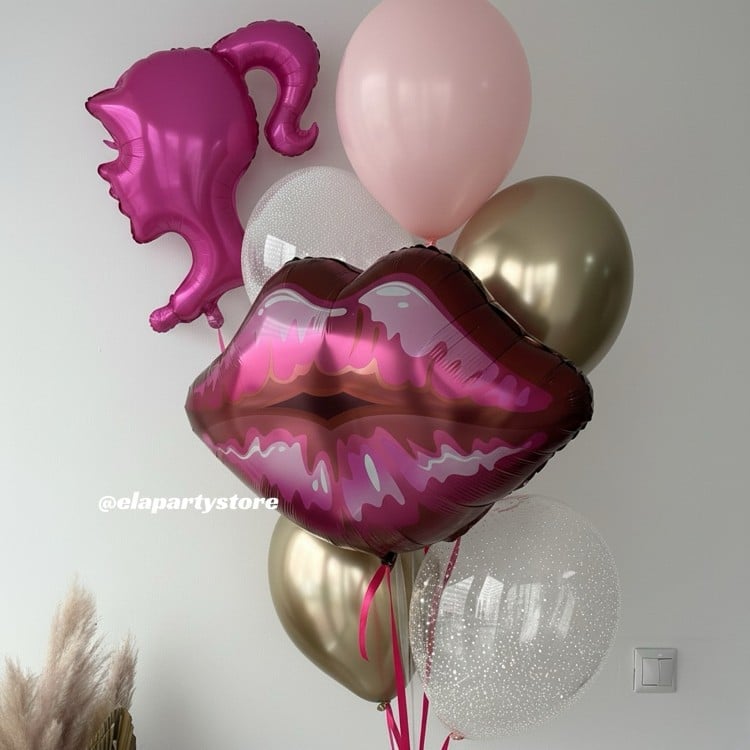 BARBİE KİSS FOLYO BALON KONSEPT