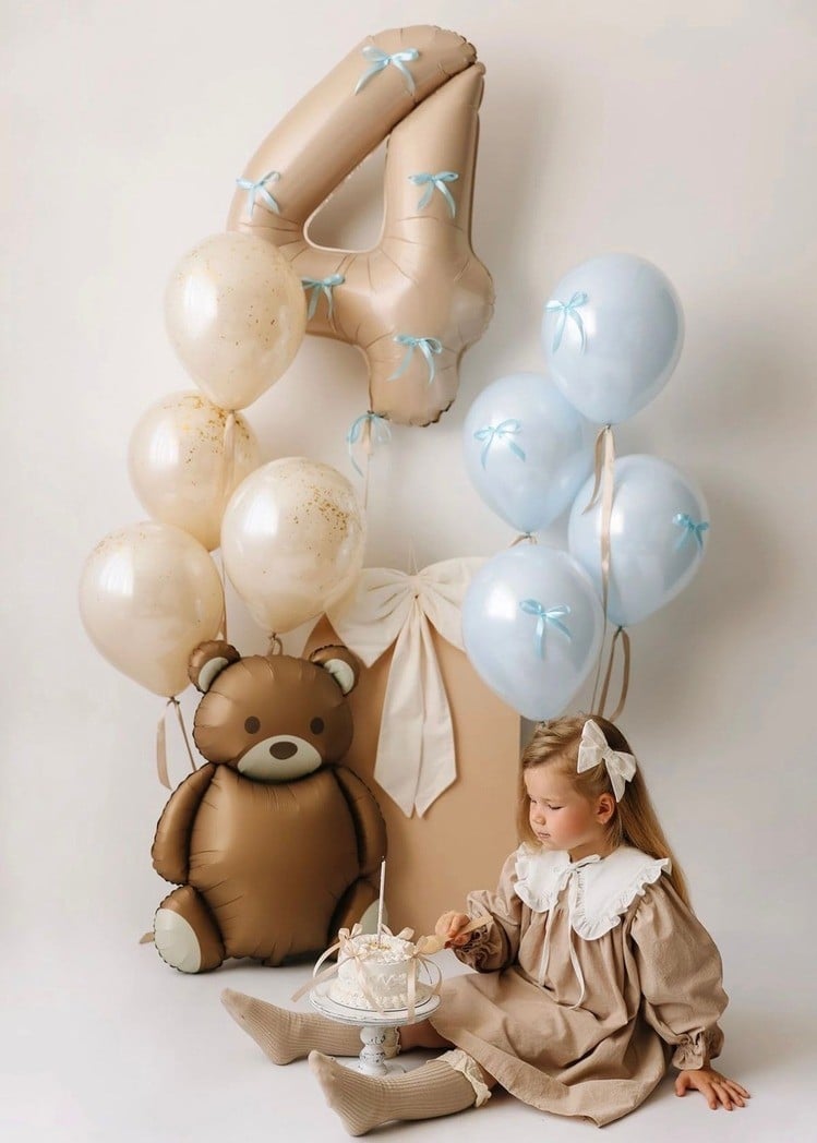 BEBE MAVİSİ AYI FOLYO BALON KONSEPT