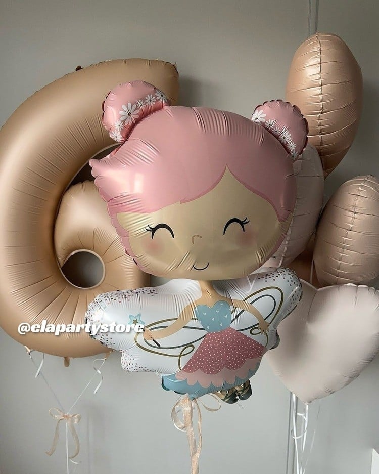 BEJ RENGİ PERİ KIZI BALON KONSEPT