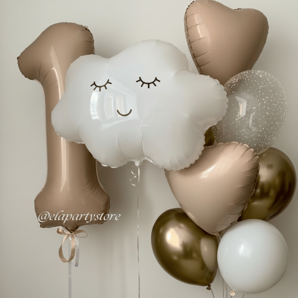 BEYAZ BULUT FOLYO BALON KONSEPT