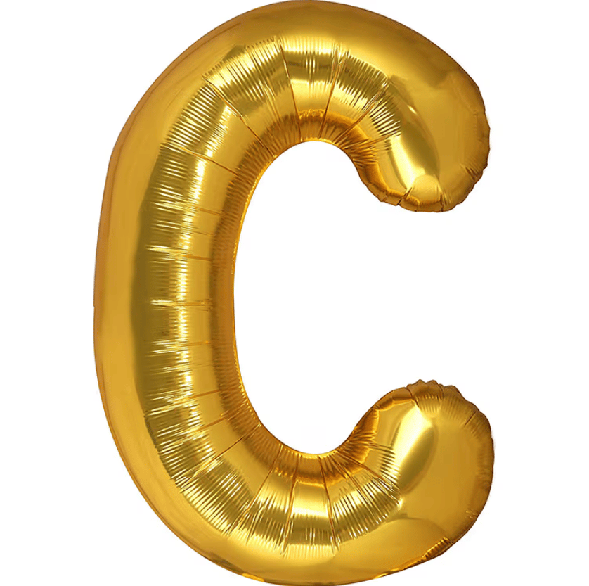 C Gold Harf Folyo Balon