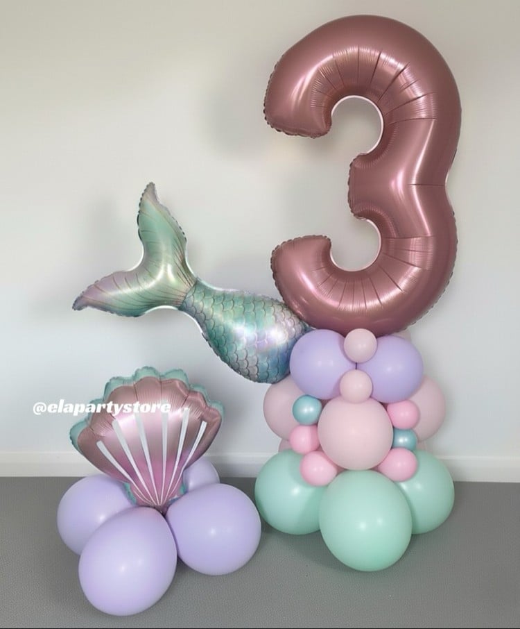 DENİZ KIZI FOLYO BALON KONSEPT