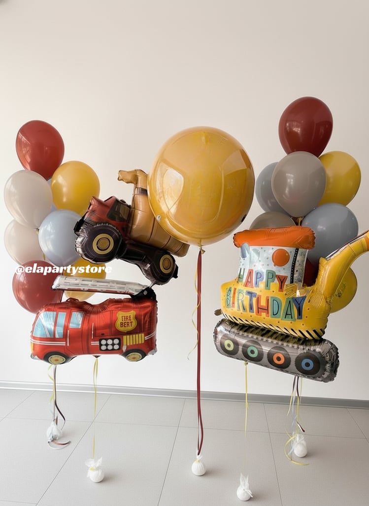 İNŞAAT EKİBİ FOLYO BALON KONSEPT