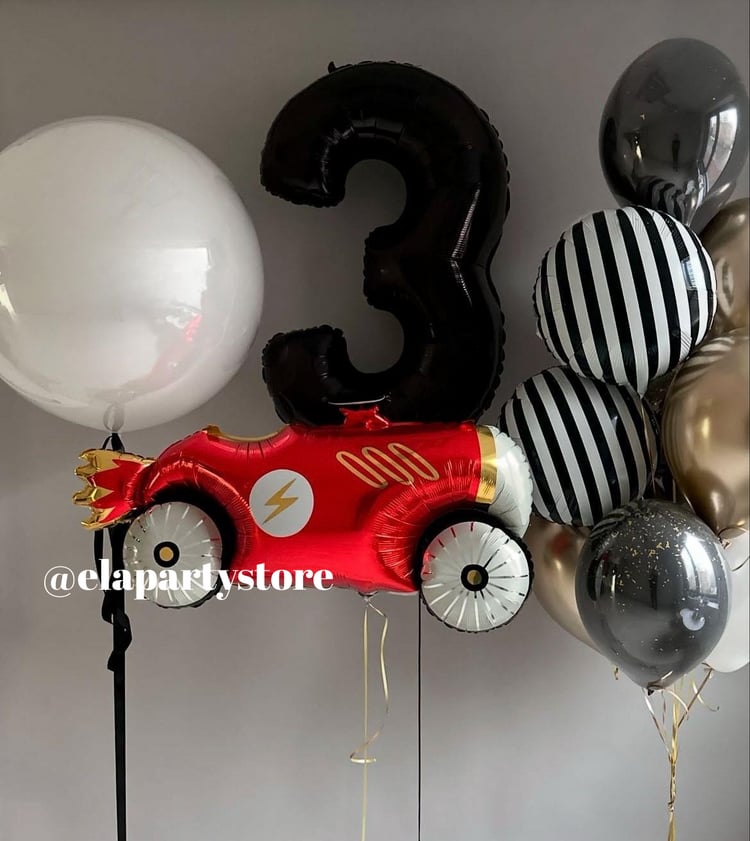 KIRMIZI ARABA FOLYO BALON KONSEPT