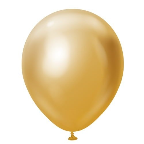Küçük Gold Krom Balon