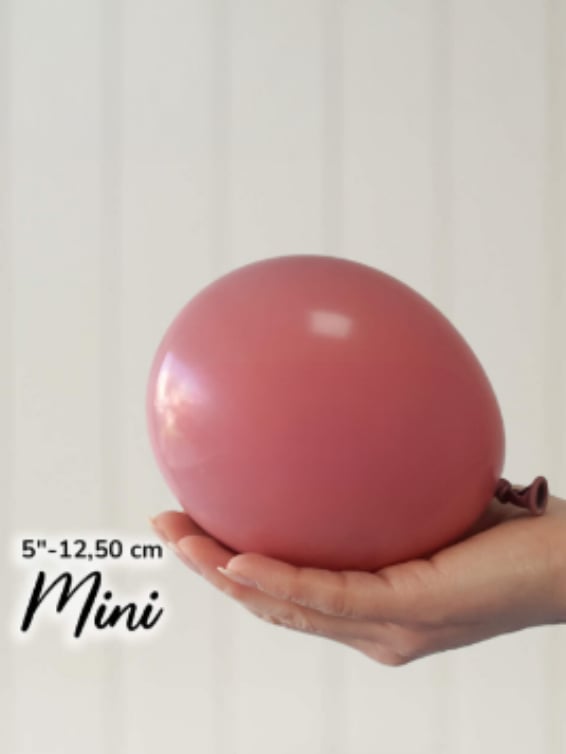 Küçük Retro Gül Ağacı Balon (10 Adet)