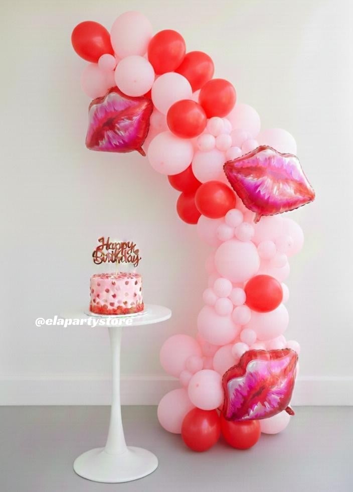LIPSTICK PARTY ZİNCİR BALON KONSEPT